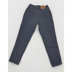 Vintage Women’s Levi Pants 550 Corduroy Gray Size 8 M MIS Relaxed Fit Straight